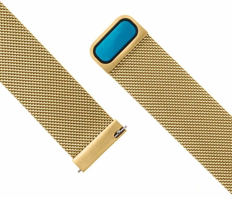 FIXED Mesh Strap 22mm, zlatý