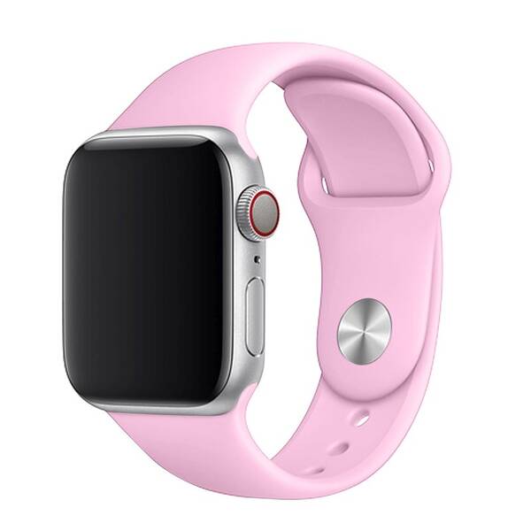 FIXED Silicone Strap set pro Apple Watch 38/40/41mm, světle růžový