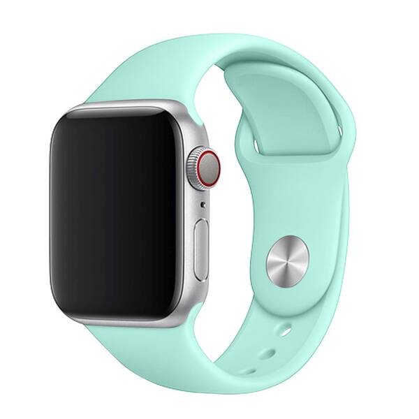 FIXED Silicone Strap set pro Apple Watch 38/40/41mm, sytě zelený