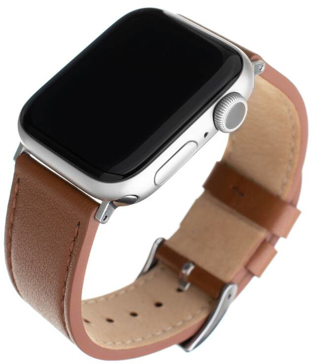 FIXED Leather Strap pro Apple Watch 42/44/45/49mm, hnědý