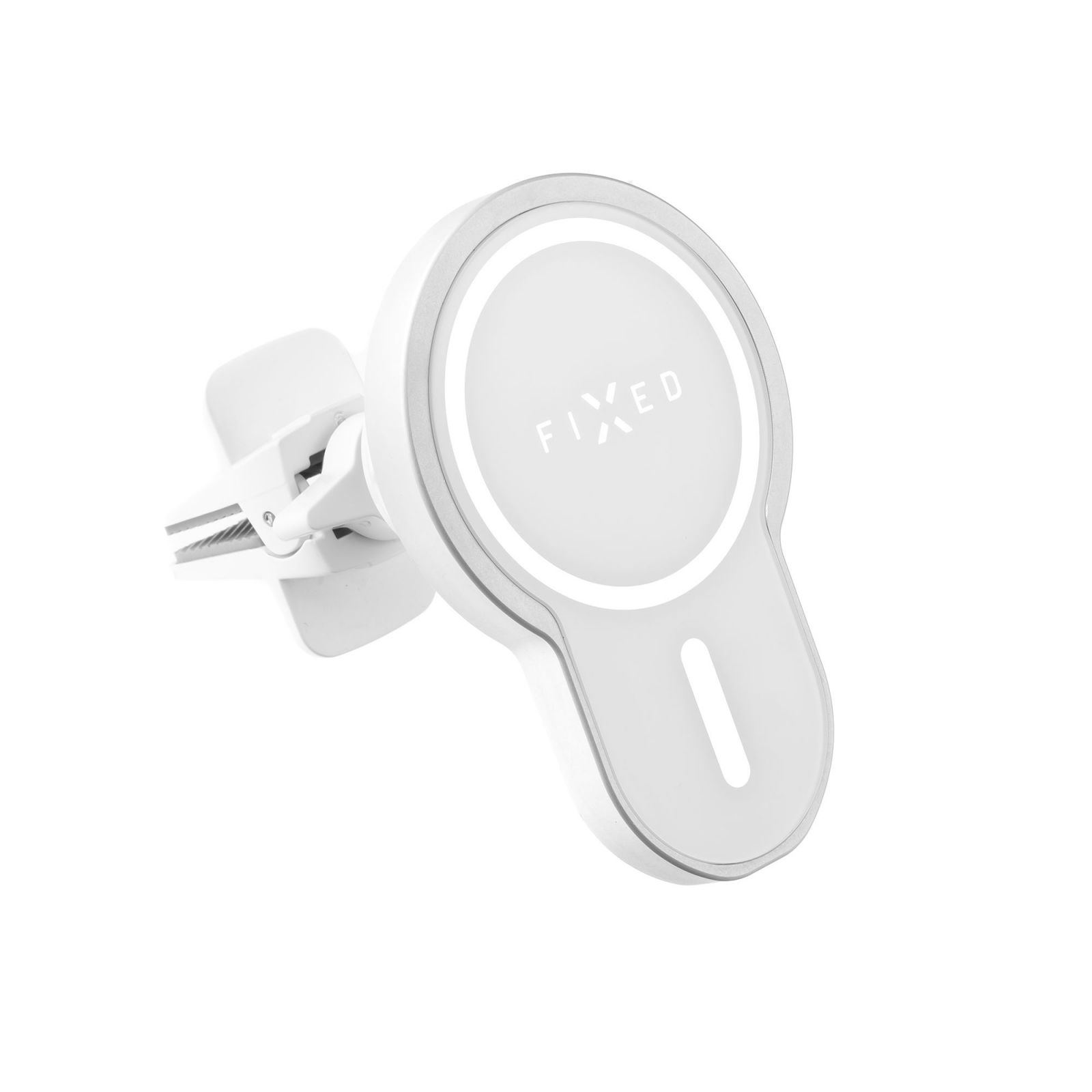 FIXED MagClick s podporou uchycení MagSafe, 15W, bílý