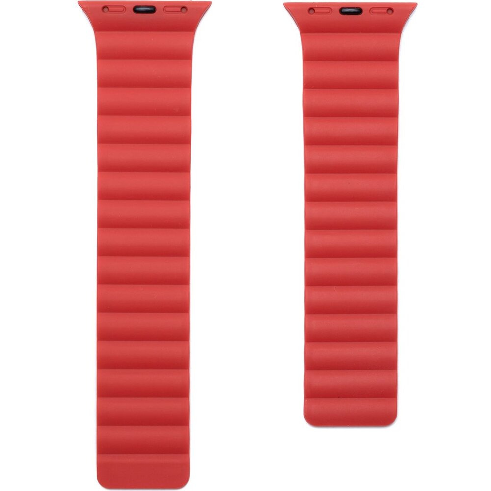 FIXED Magnetic Strap pro Apple Watch  42/44/45/49mm, červený