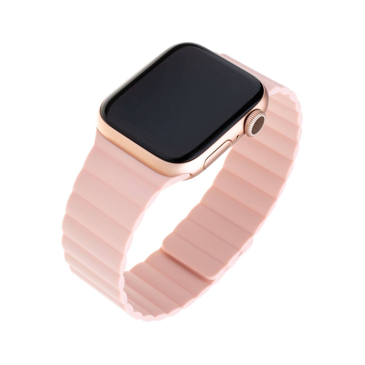 FIXED Magnetic Strap pro Apple Watch  42/44/45/49mm, růžový