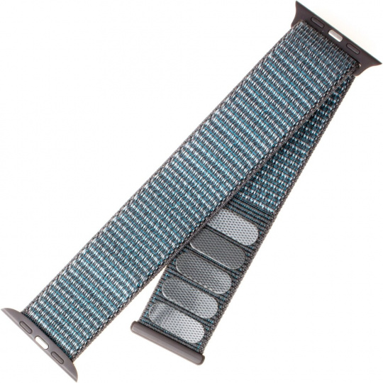 FIXED Nylon Strap pro Apple Watch  42/44/45/49mm, temně šedý