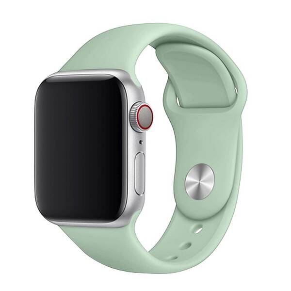 FIXED Silicone Strap set pro Apple Watch  42/44/45/49mm, světle tyrkysový