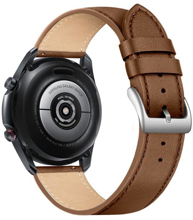 FIXED Leather Strap 22mm, hnědý