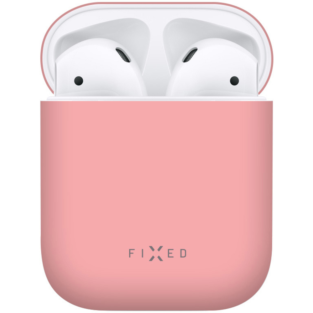 FIXED Silky pro Apple AirPods, růžové