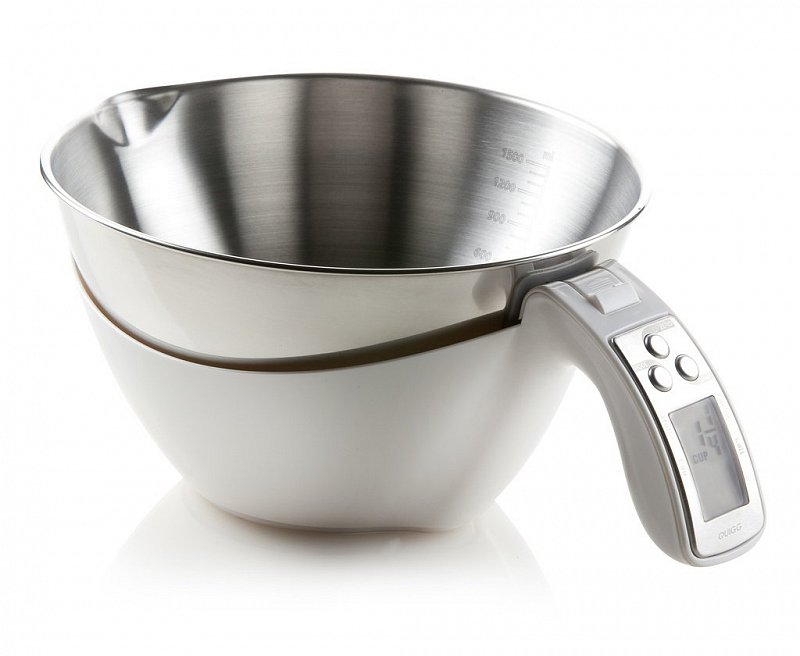 QUIGG SCK1 digitální kuchyňská váha s miskou