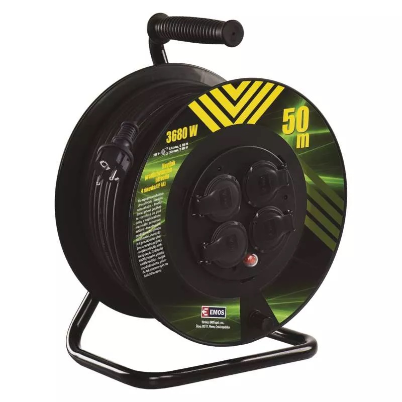 EMOS P084501 - BUBEN 4Z 50M 1,5MM GUMA