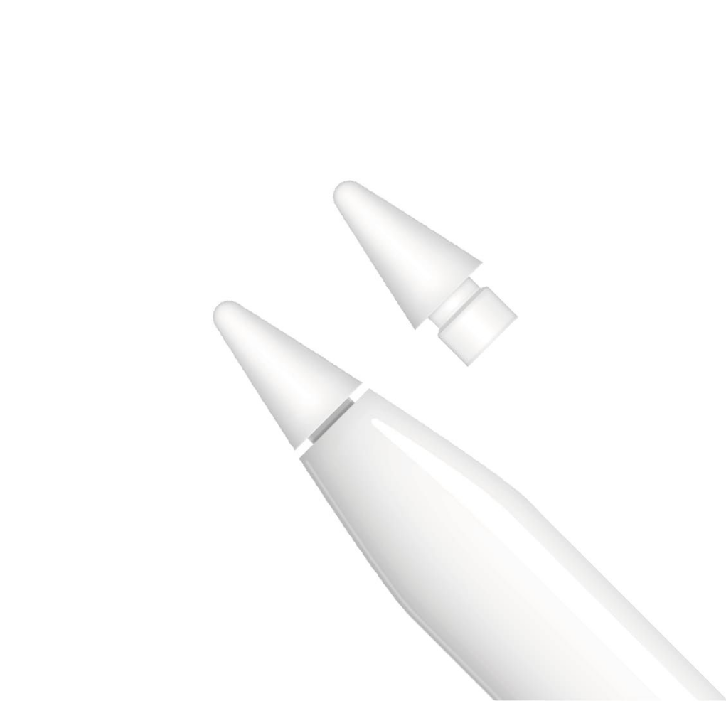 FIXED náhradní hroty Pencil Tips pro Apple Pencil 2ks bílé