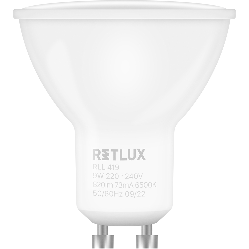 Retlux RLL 419 GU10 bulb 9W DL