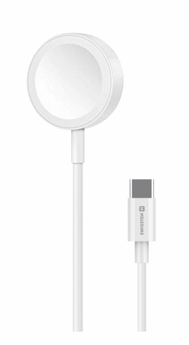 SWISSTEN NABÍJECÍ MAGNETICKÝ KABEL PRO APPLE WATCH, USB-C 1.2 M