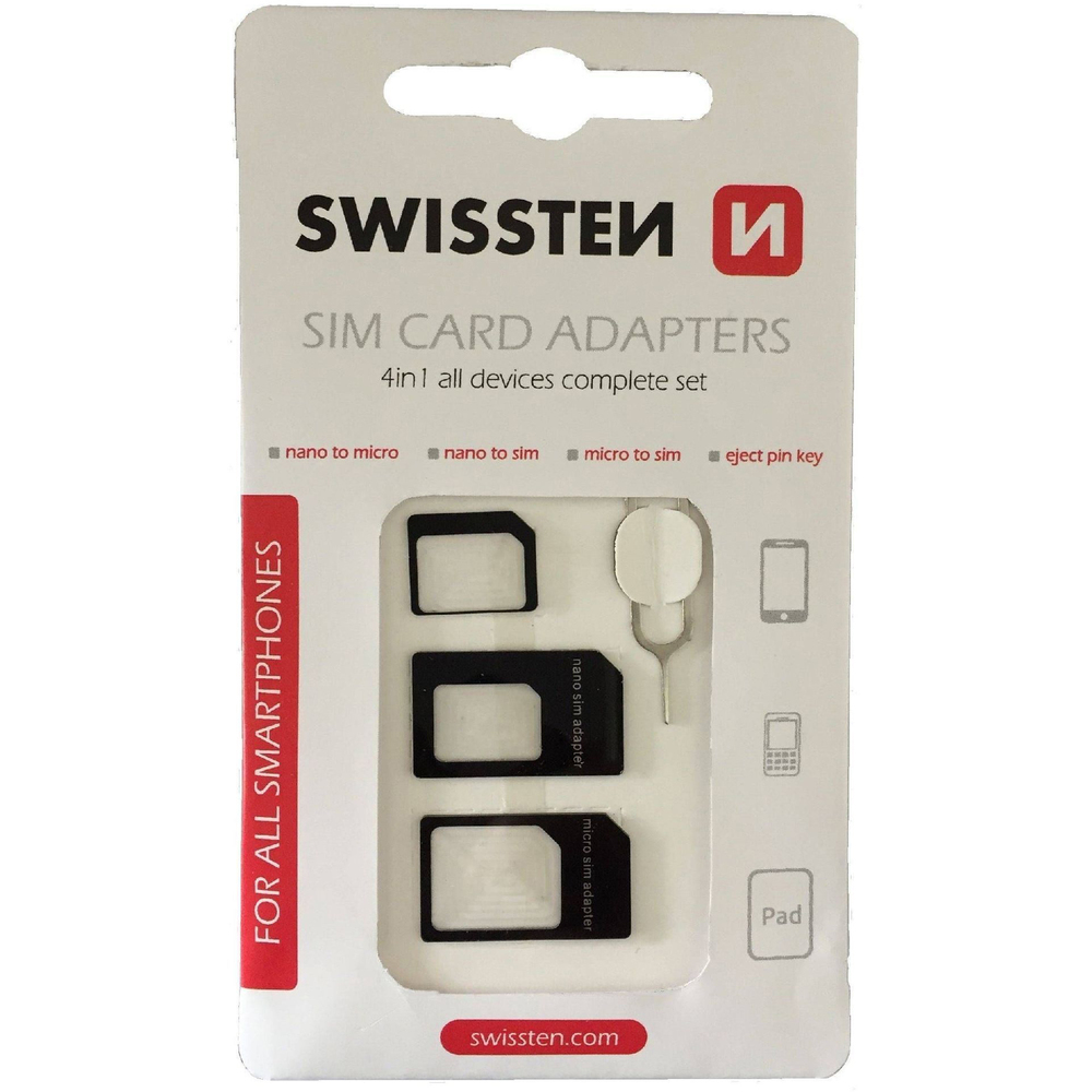 SWISSTEN SIM ADAPTÉR 4in1