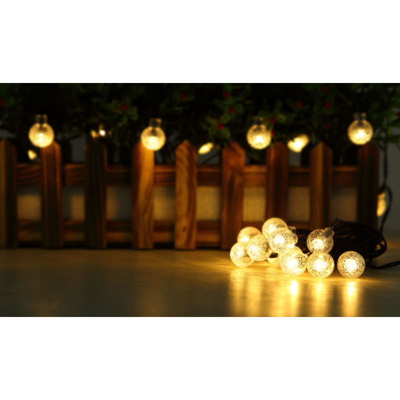 GLOBO 36802-20 solární LED světelný řetěz 20 žárovek