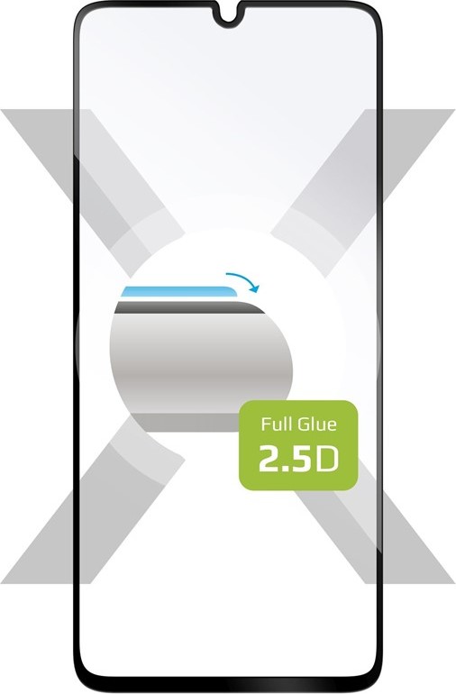 FIXED Full-Cover Samsung Galaxy A41, black