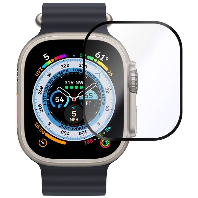 FIXED Armor s aplikátorem pro Apple Watch Ultra 49mm/Ultra 2 49mm, černé