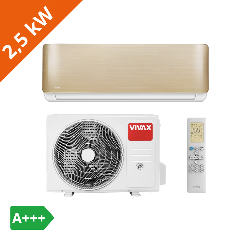 VIVAX SET ACP-09CH25AERI/I GOLD - vnitřní /ACP-09CH25AERI/O - venkovní