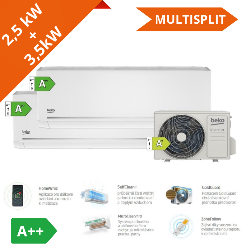 BEKO SET MULTISPLIT BGMPI090+BGMPI120/BGMPO181