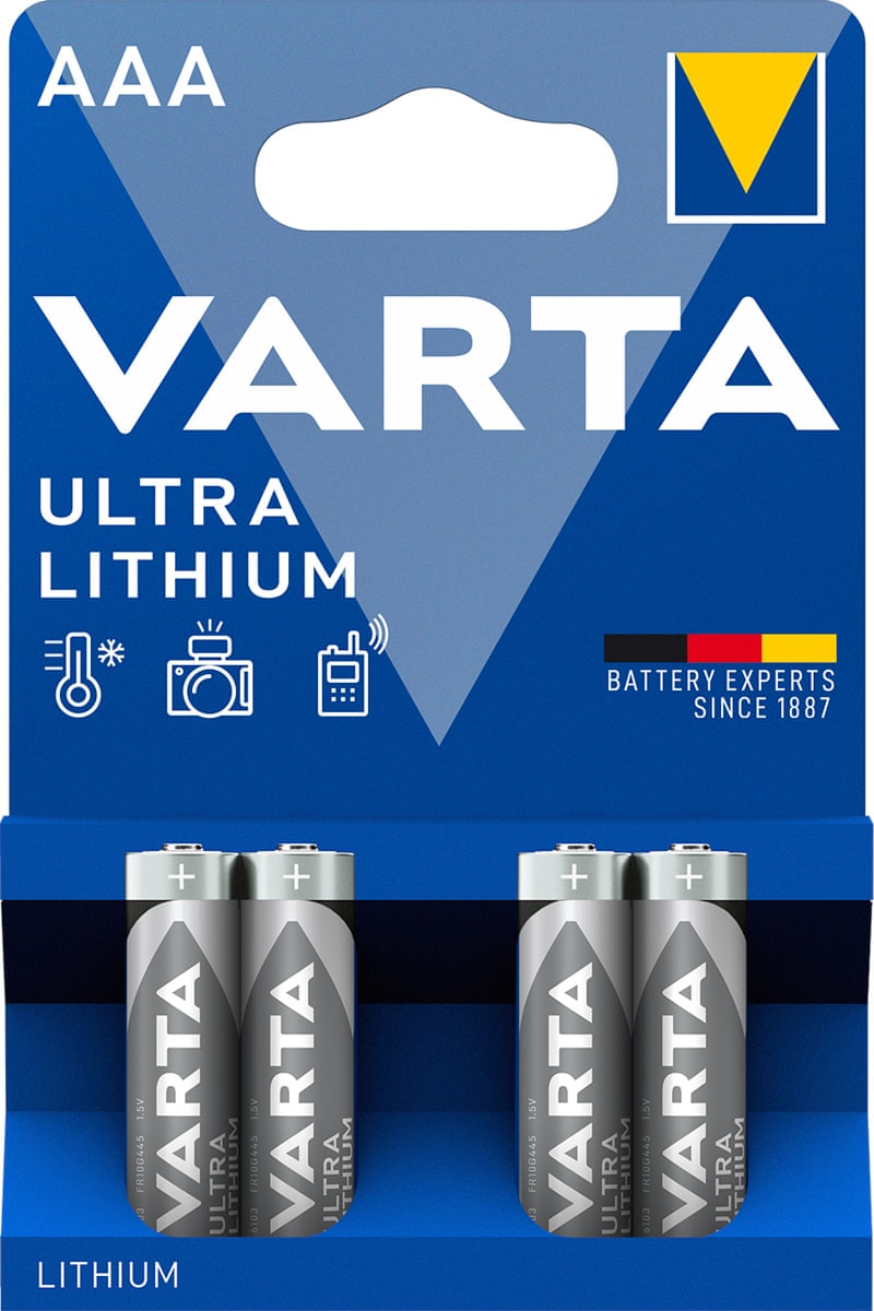 Varta BV61034 AAA/R03 lithium blistr(4)