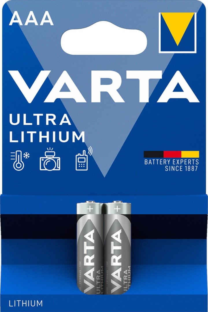 Varta BV61033 AAA/R03 lithium Blistr(2)
