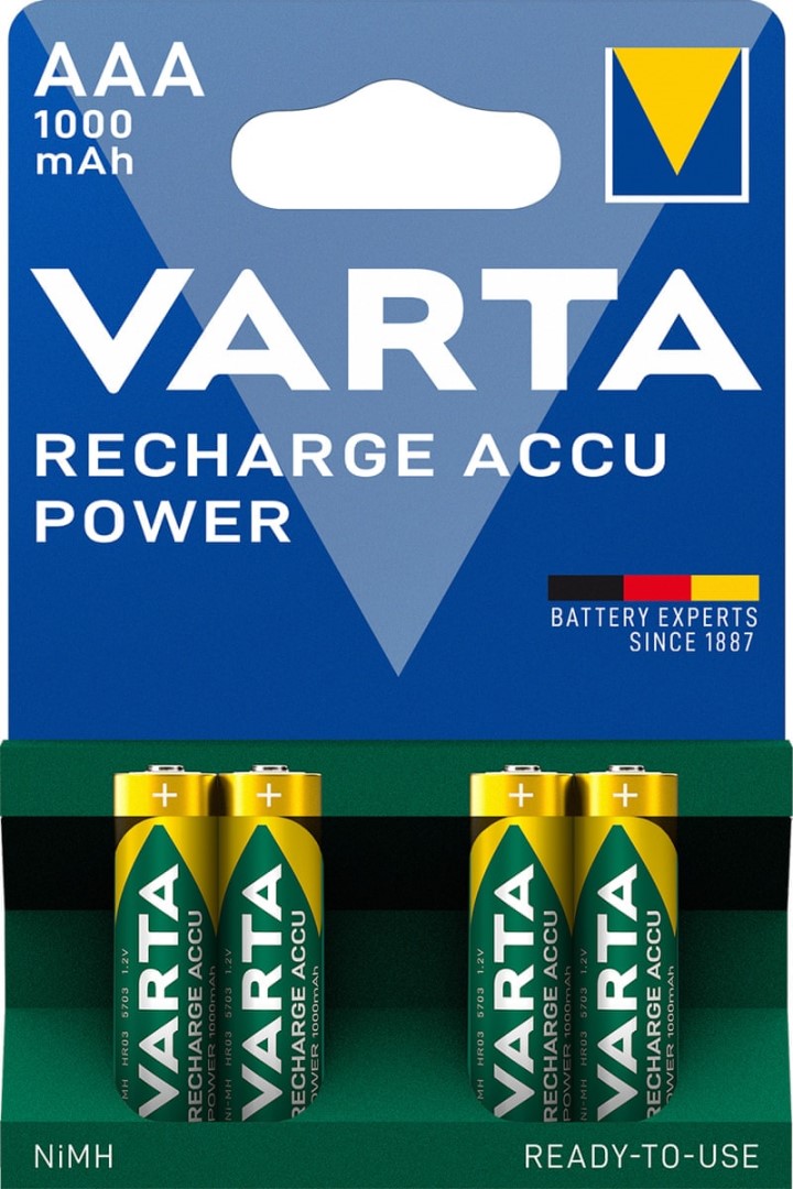 Varta BV57034 LR3/4BP 1000 mAh Ready to use