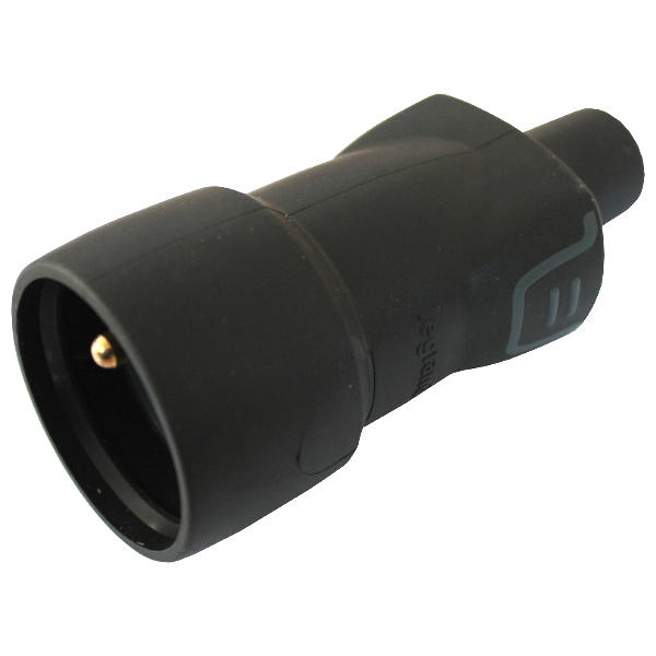 Legrand 50446 černá gum. zásuvka