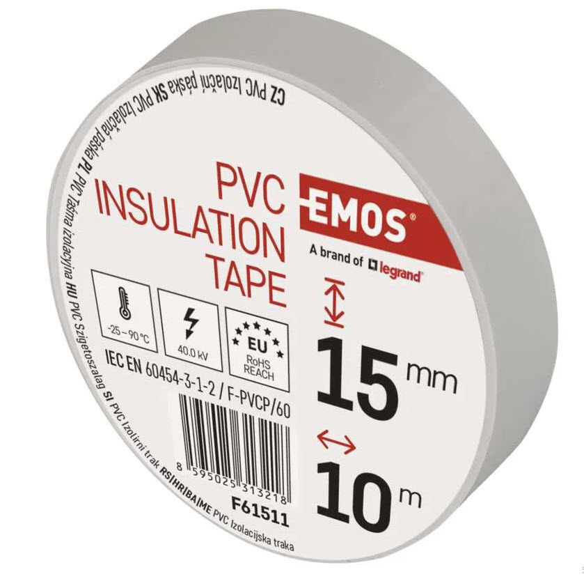 Emos F61511 PÁSKA IZOL.15/10, bílá