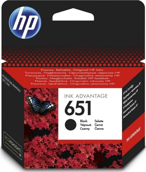 HP 651 Black, C2P10AE