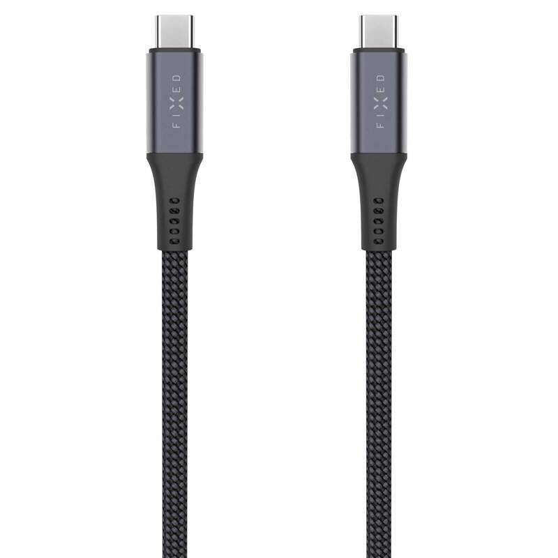 FIXED kabel s konektory USB-C/USB-C, PD 3.1, 2 m, USB4gen2 20Gbps