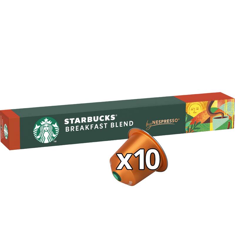 Starbucks NESPRESSO BREAKFAST BLEND 10ks