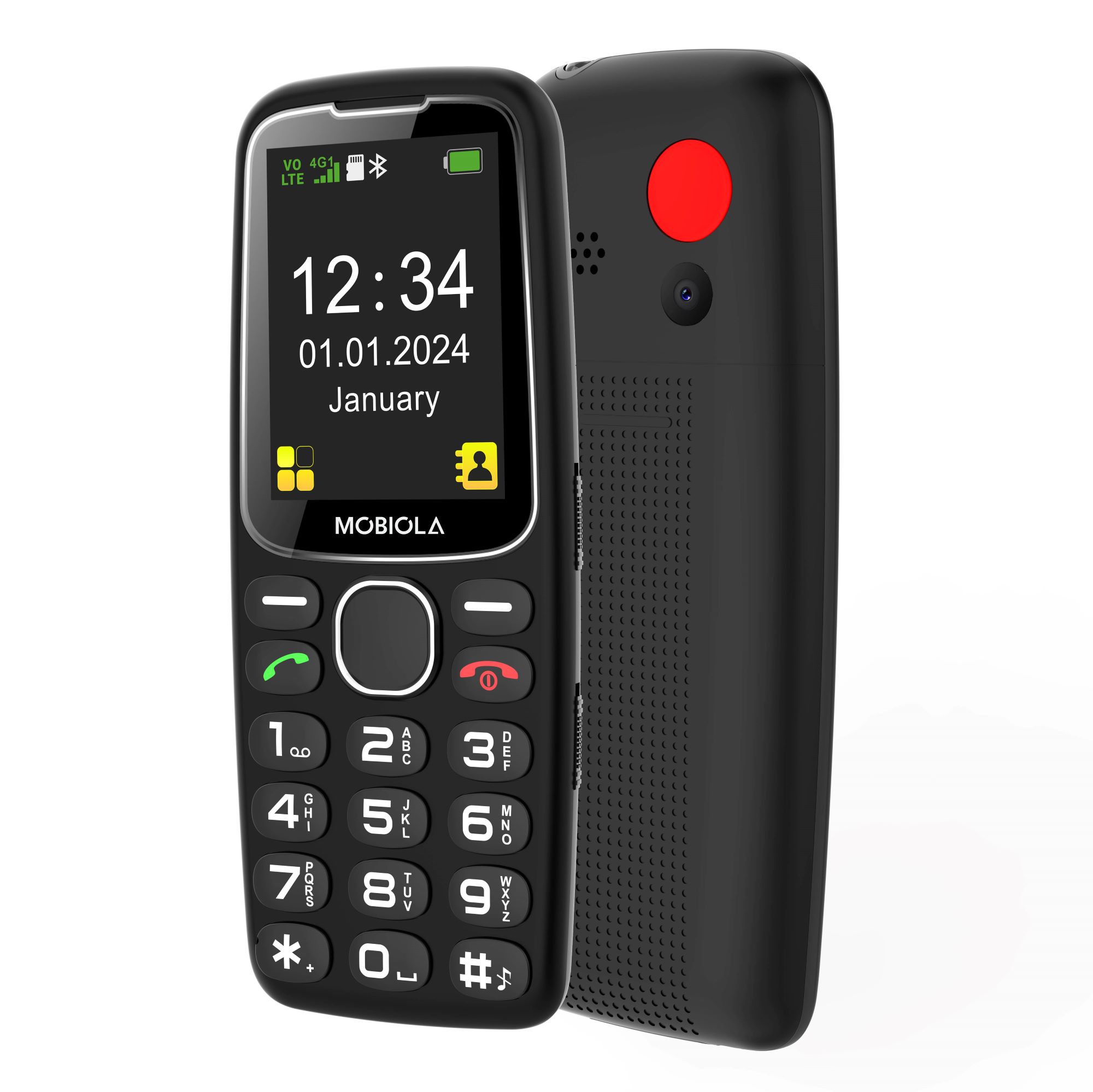 MOBIOLA MB4120 4G, černá