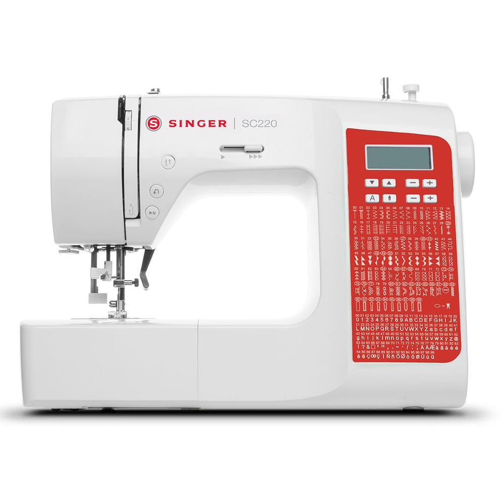 SINGER SC220-RD šicí stroj červený