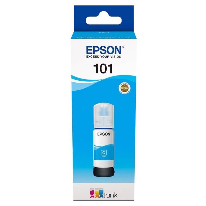 Epson C13T03V24A EcoTank 101 Inkoustová náplň azurová