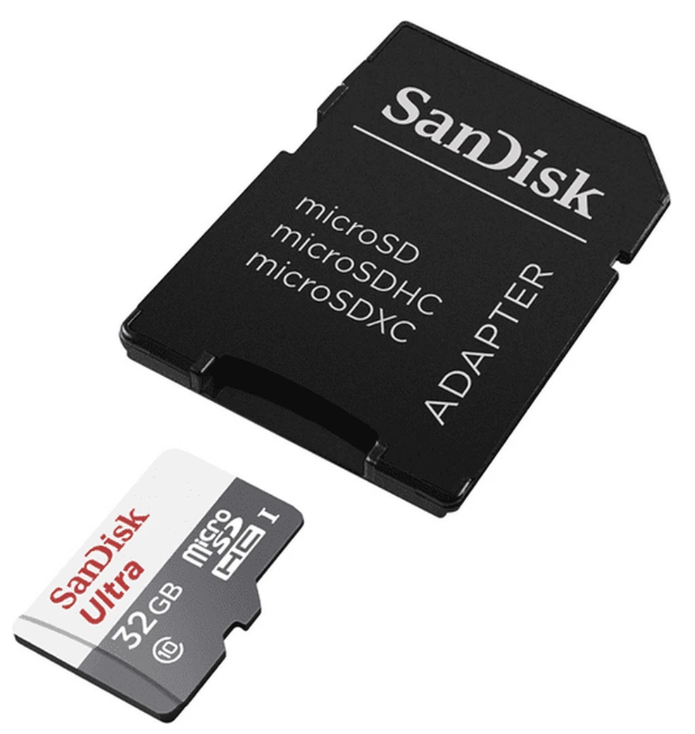 SanDisk microSDHC Ultra 32GB UHS-I U1 + Adaptér