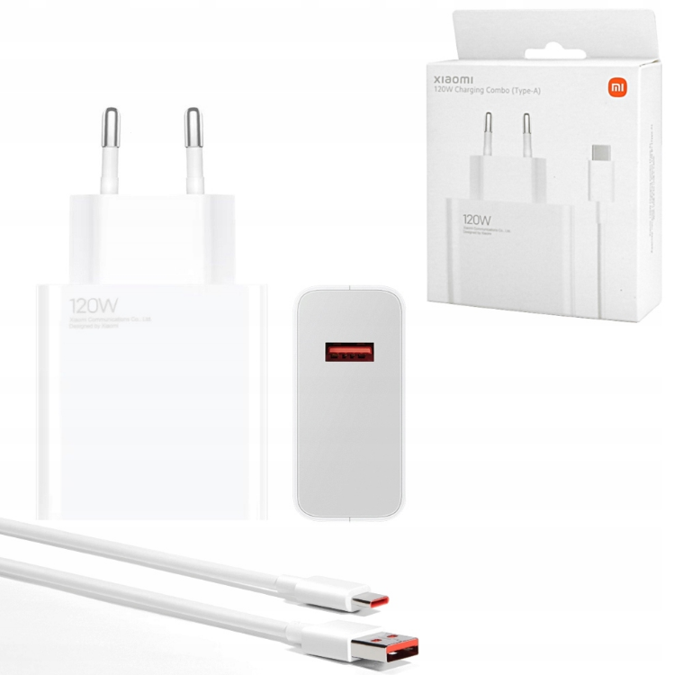 Xiaomi MDY-13-EE 120W Fast Charge + kabel TYP-C (BLISTR) white