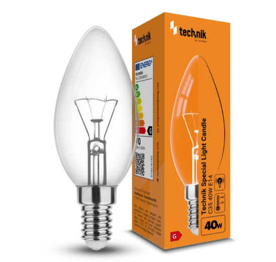 Technik 40W E14 B35 svíčková