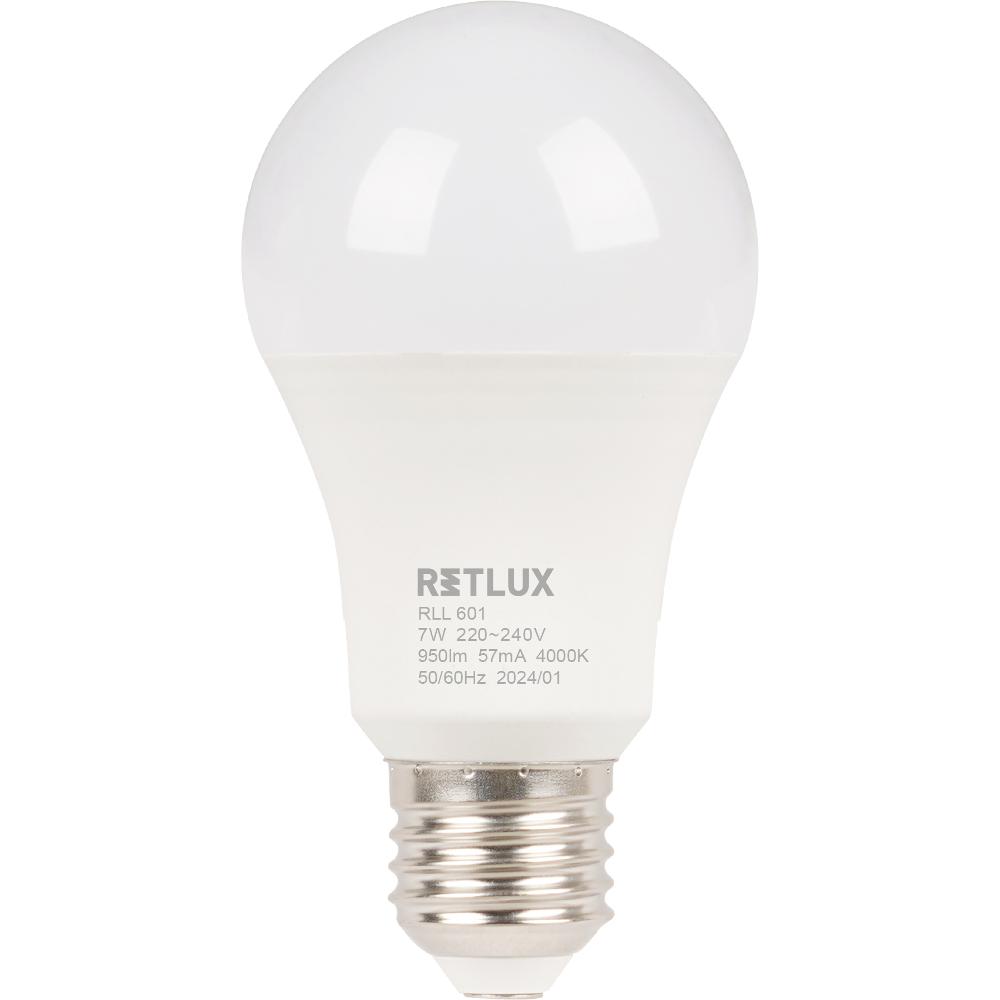 RETLUX RLL 601 A60 E27 bulb 7W CW D