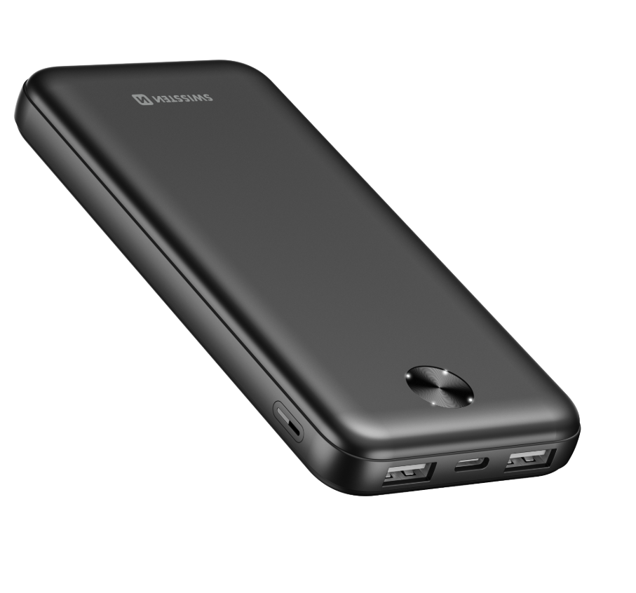 SWISSTEN POWER BANK 10000 mAh WORX PRO ČERNÁ