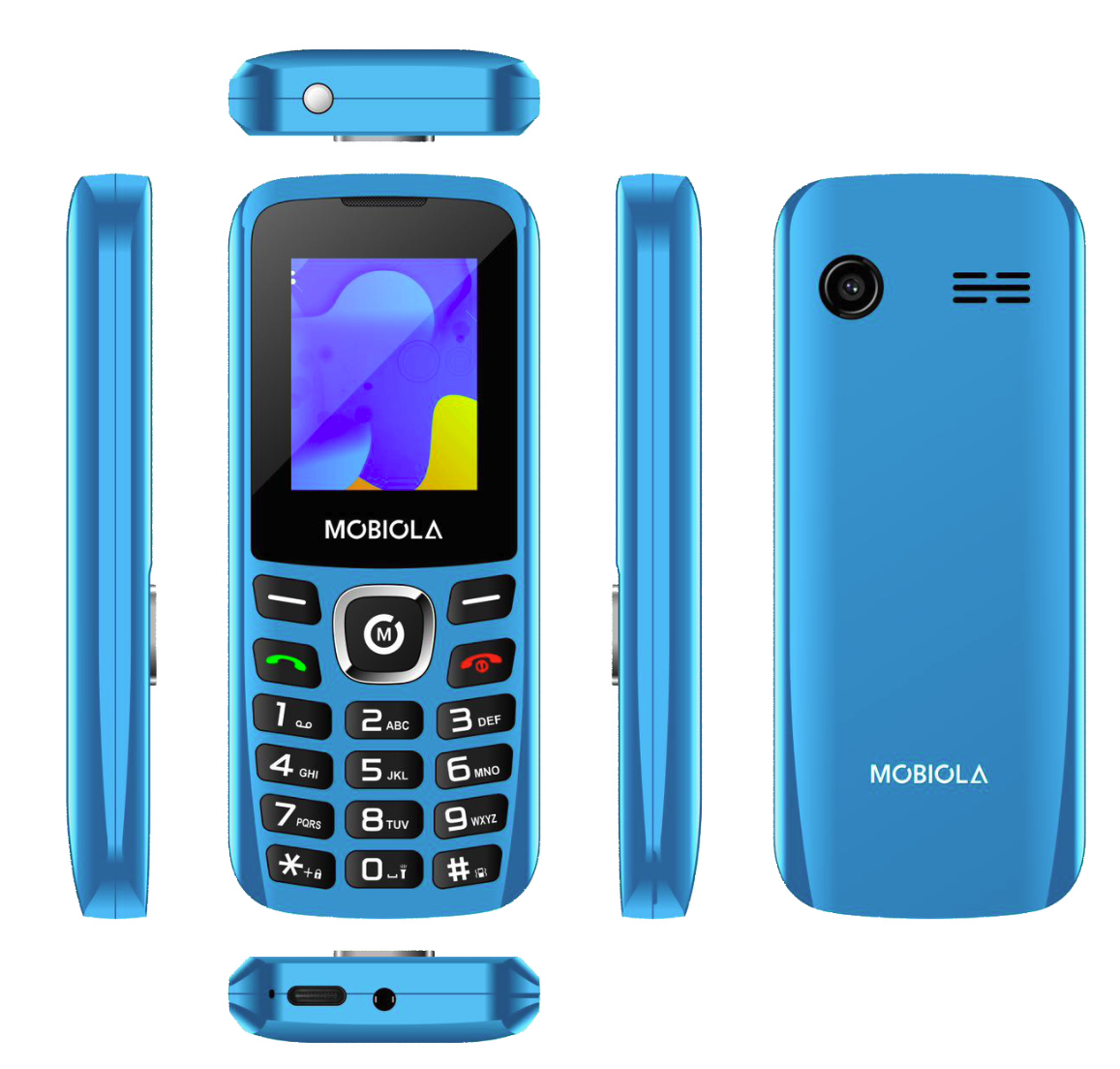 MOBIOLA MB3020, modrá