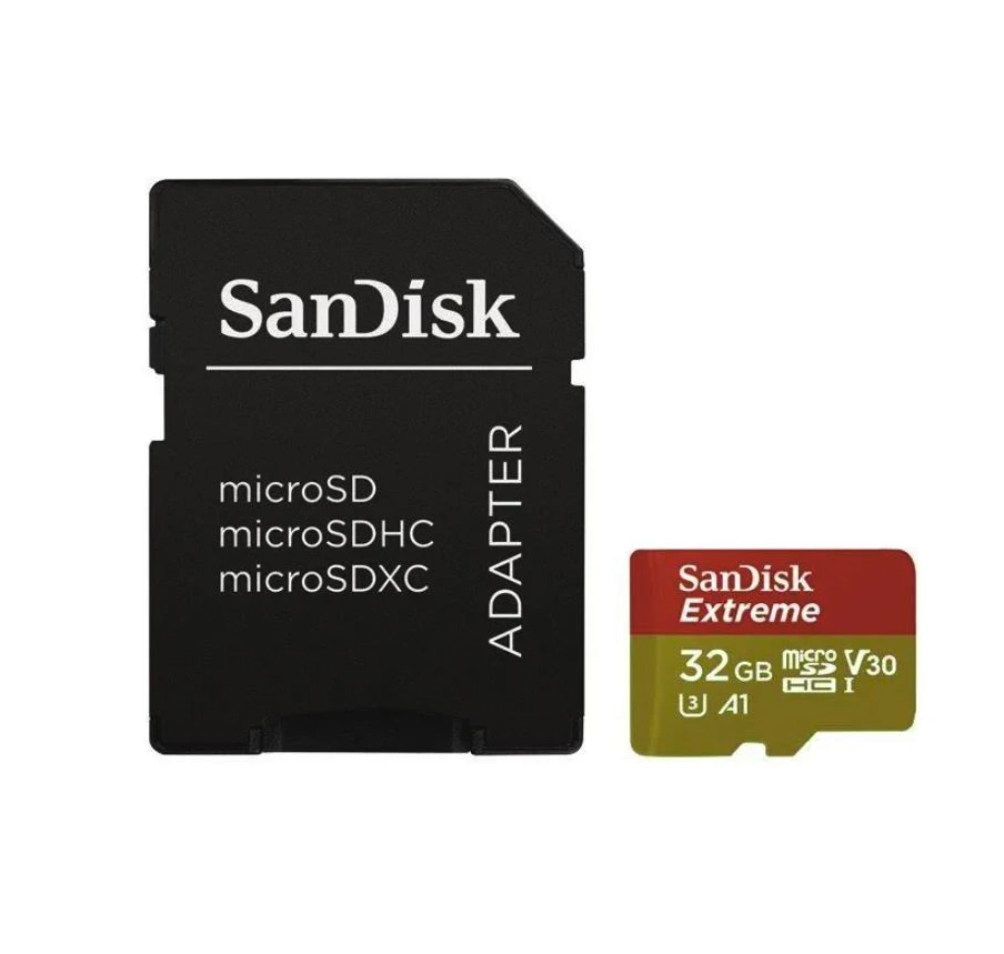 SanDisk Extreme MicroSDHC Class 32GB + adaptér