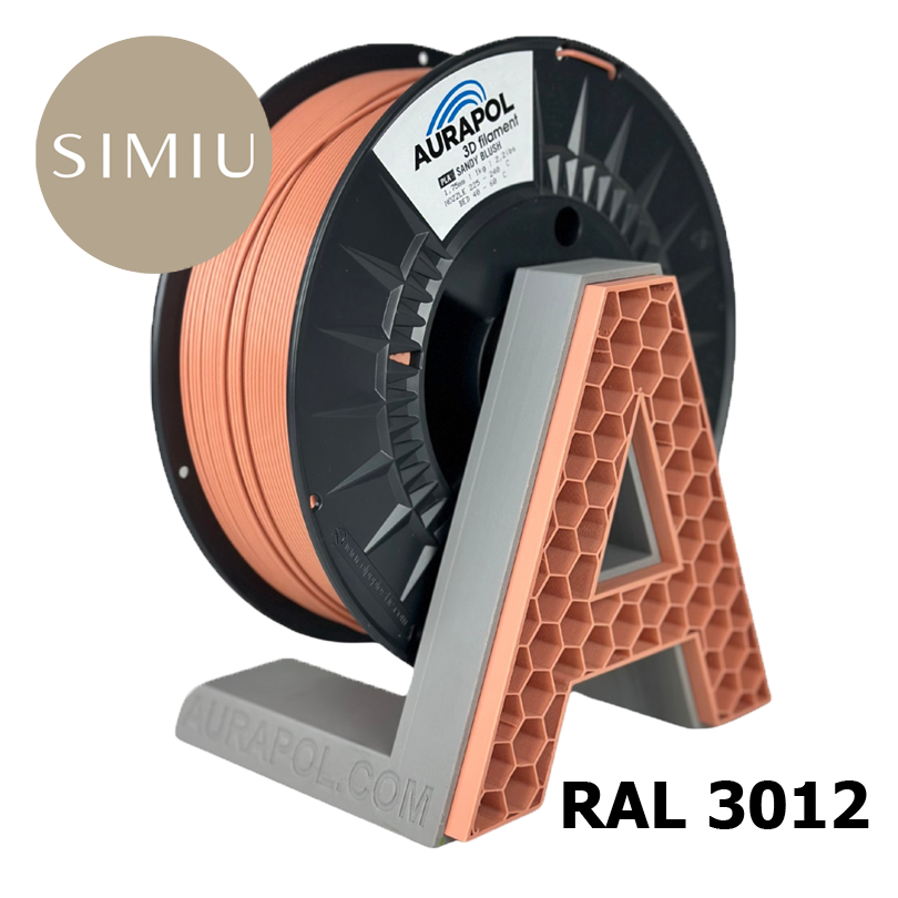 AURAPOL PLA Filament Sandy blush 1 kg 1,75 mm