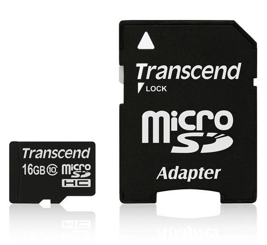 TRANSCEND TS16GUSDHC10 16GB MicroSDHC 