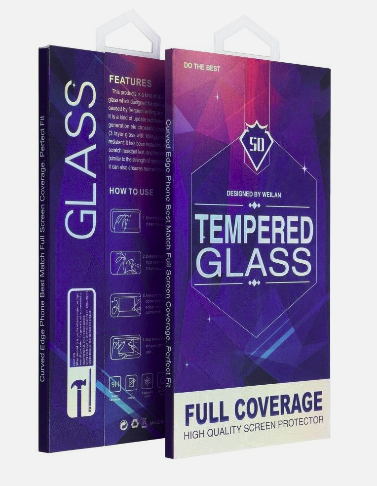 5D FULL GLUE Samsung G998 Galaxy S21 Ultra HOLE černá