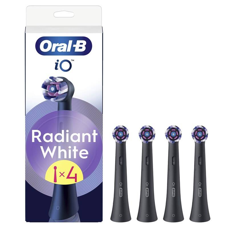 Oral-B iO Radiant Black (4 ks) černá