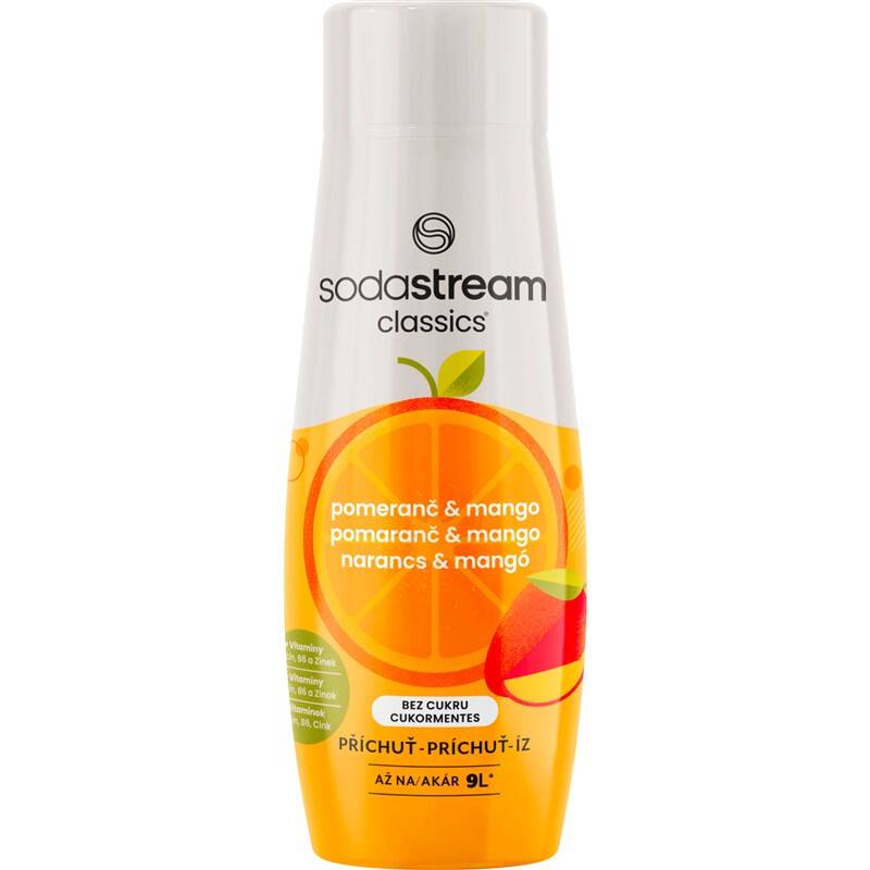 SodaStream Pomeranč Mango Zero 440 ml