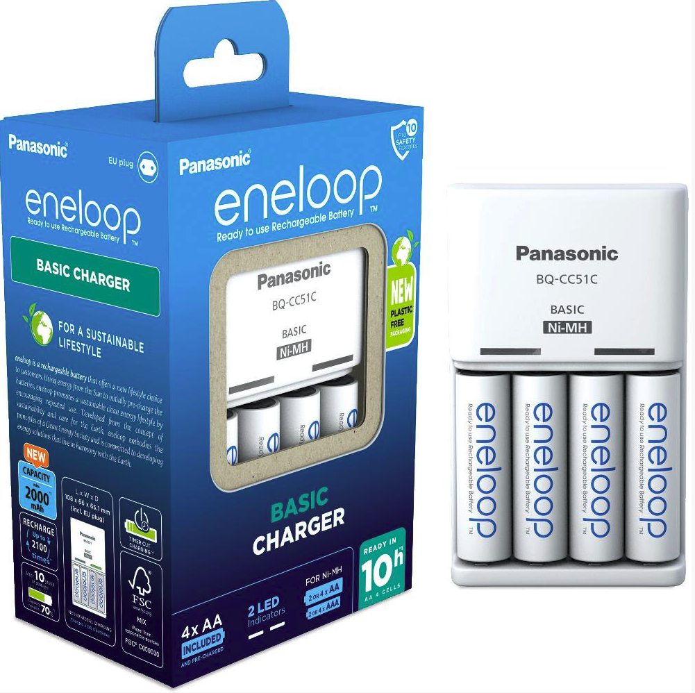 PANASONIC KJ51MCC40E 4xAA ENELOOP