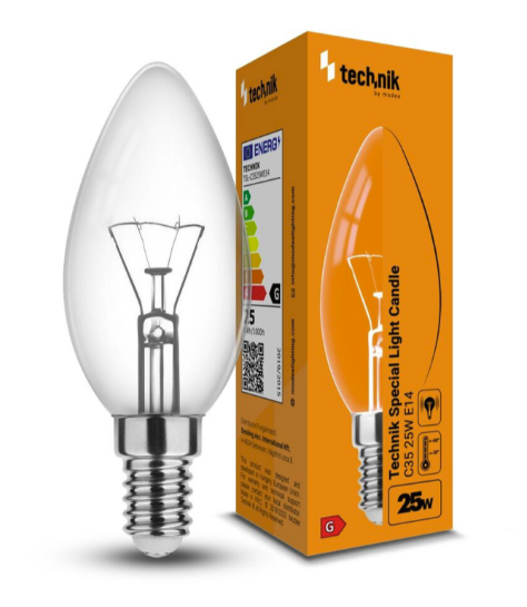 Technik B35 25W E14 svíčková 