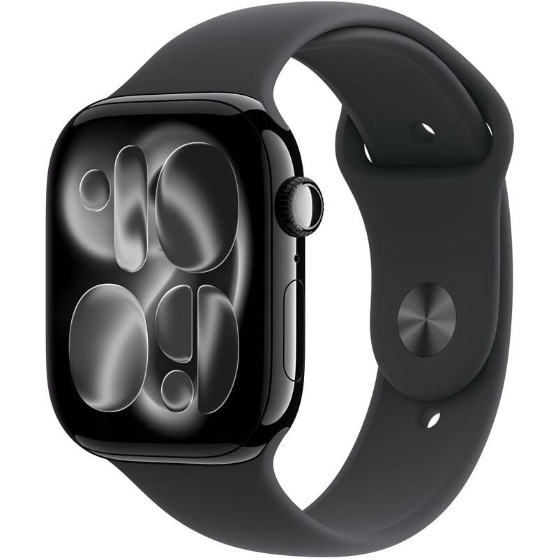 Apple Watch Series 11 GPS 42mm klavírně černý - černý - S/M