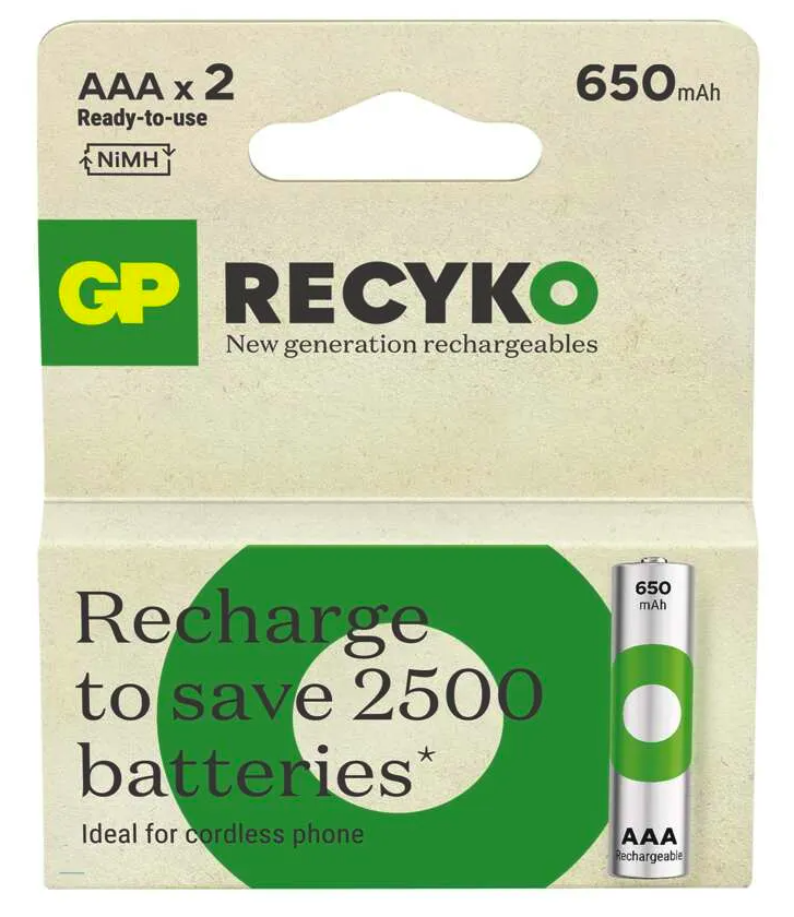 GP B25162 ReCyko 650 AAA (HR03) 2blistr