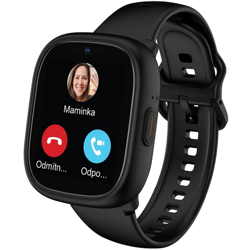 LAMAX WatchY4 Plus, dětské hodinky, černé